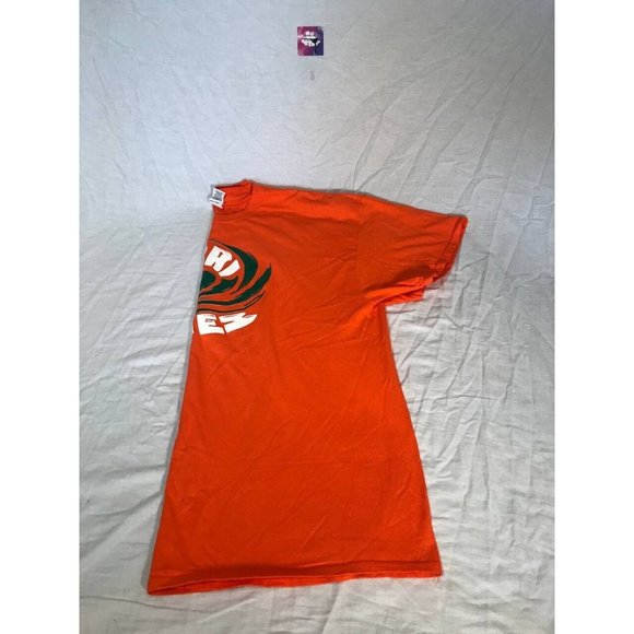 University of Miami Hurricane Shirt Mens XXL Orange Graphic Short Sleeve T-Shirt - Picture 6 of 6